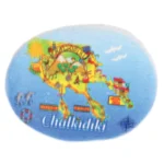 Μαγνητάκι Βότσαλο Ε15 Χαλκιδική χάρτης