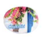 Μαγνητάκι Βότσαλο Ε5 βουκαμβίλια πόρτα