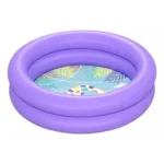 Πισίνα φουσκωτή μονόχρωμη με σχέδιο στον πάτο