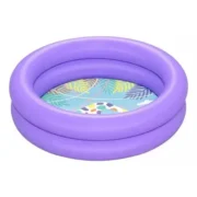 Πισίνα φουσκωτή μονόχρωμη με σχέδιο στον πάτο