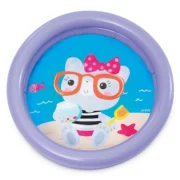 Πισίνα φουσκωτή μονόχρωμη με σχέδιο στον πάτο - Image 2