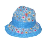 Καπέλο μαλακό για κορίτσια με λουλουδάκια