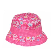 Καπέλο μαλακό για κορίτσια με λουλουδάκια - Image 3