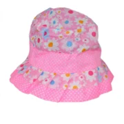 Καπέλο μαλακό για κορίτσια με λουλουδάκια - Image 4