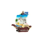 Μαγνητάκι Παραλία καραβάκι