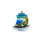 Μαγνητάκι Ν. Ηρακλείτσα καραβάκι