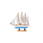 Ξύλινο καραβάκι με φως - Image 2