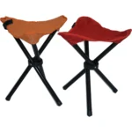 Καρεκλάκι - σκαμπώ τρίποδο