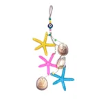 Κρεμαστοί αστερίες με κοχύλια