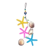 Κρεμαστοί αστερίες με κοχύλια