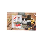 Σετ δώρου μπαχαρικά, λαδάκι, πάστα ελιάς και πετσέτα