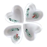 Κεραμικό μπωλ ελιά καρδιά τετραπλό