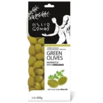 Ελιές Heliogonos πράσινες με ρίγανη 200γρ