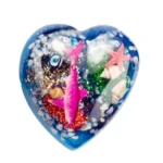 Μαγνητάκι βιτρώ καρδιά