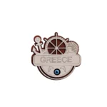 Ξύλινο μαγνητάκι Greece πιδάλιο άγκυρα