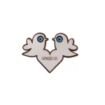 Ξύλινο μαγνητάκι Greece πουλάκια