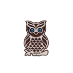 Ξύλινο μαγνητάκι Greece κουκουβάγια