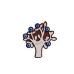 Ξύλινο μαγνητάκι Greece δέντρο