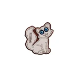 Ξύλινο μαγνητάκι Greece γάτα